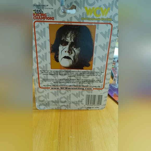 WCW ~ JIM NEIDHART ~ CAMARO Nitro-Streetrods World War 3 Racing Champions sealed - Picture 2 of 2